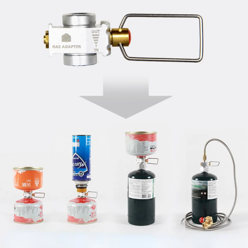 Outdoor Camping Heater For Tent - อะแดปเตอร์เติมแก๊สถังเตาตั้งแคมป์กลางแจ้ง mapp/isobutane/butane อะแดปเตอร์เติมแก๊สสเปรย์