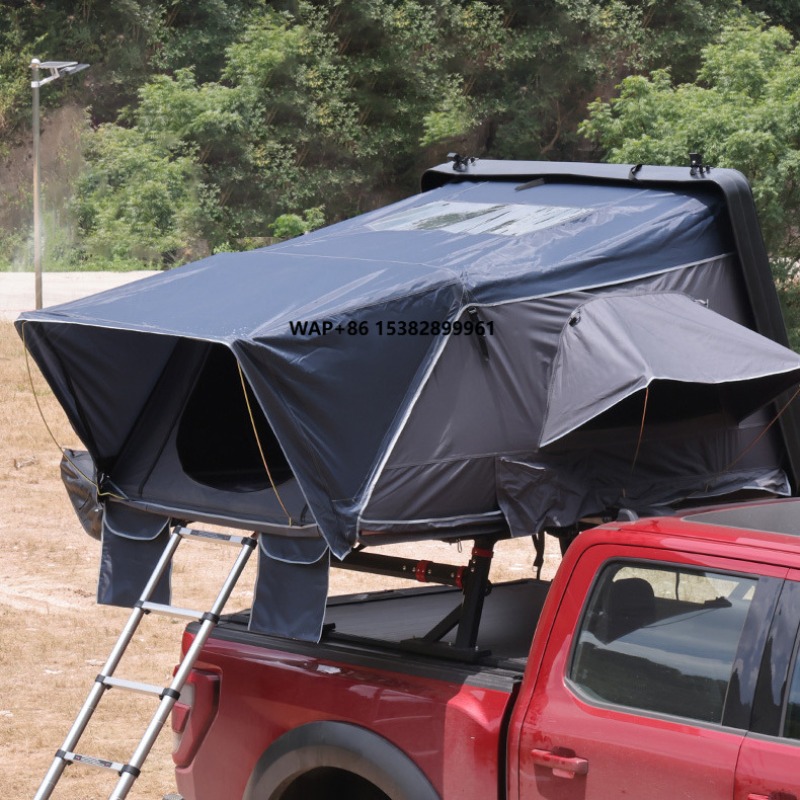Outdoor Camping Car Tent - เต็นท์หลังคารถยนต์แบบเปลือกแข็ง ABS ขนาดใหญ่ สำหรับรถ SUV สำหรับตั้งแคมป์กลางแจ้ง