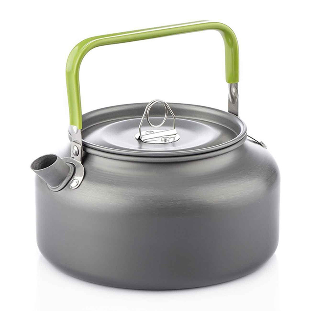 Outdoor Camping Kettle - แบบพกพากลางแจ้งกาต้มน้ําหม้อน้ํากาน้ําชากาแฟหม้อในร่มอลูมิเนียมชากาต้มน้ํากลางแจ้ง Camping Hiking ปิกนิกหม้อ