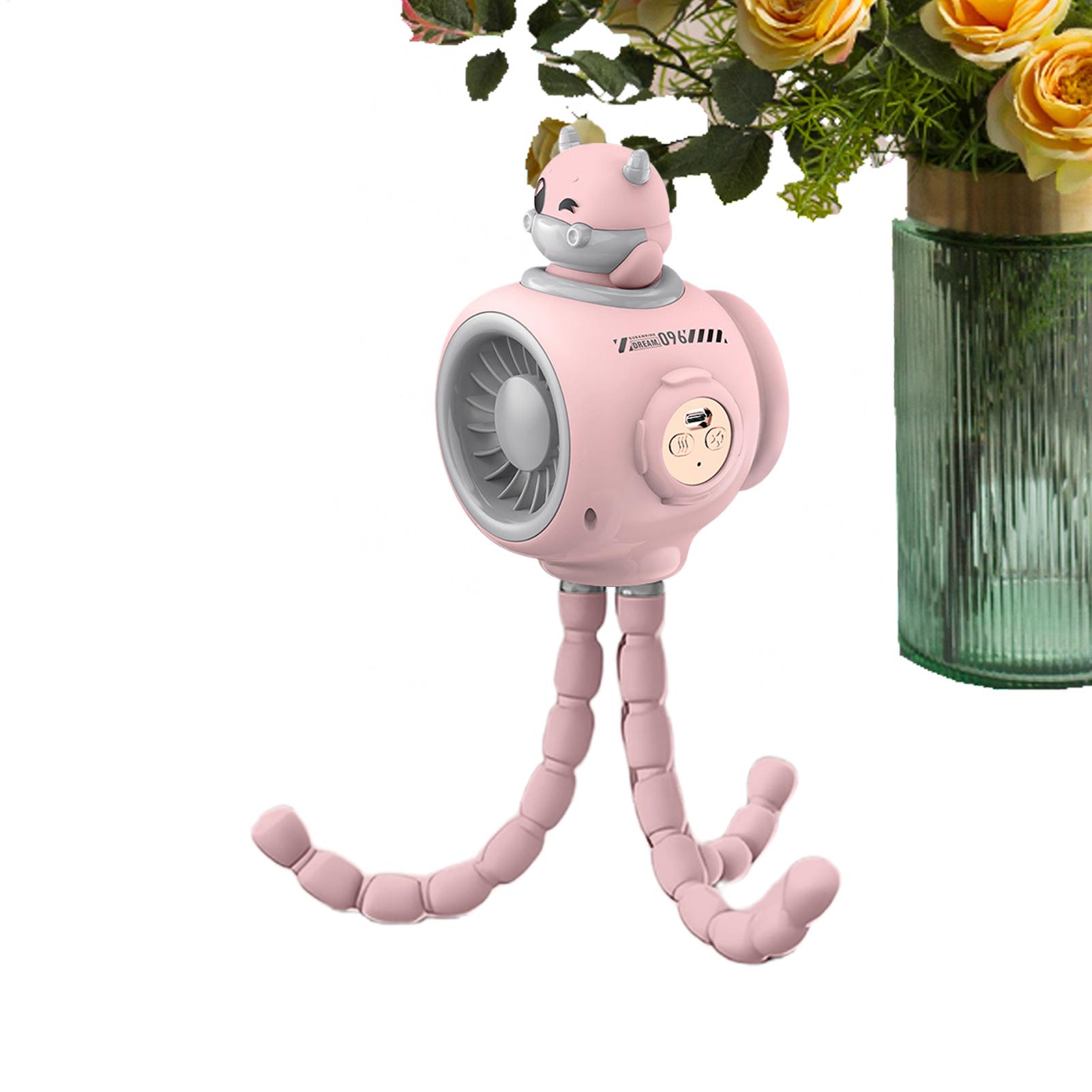 Outdoor Camping Fan - พัดลมคลิปหนีบสำหรับรถเข็นเด็ก พัดลมสามระดับความเร็ว ชาร์จ USB ใช้สำหรับช็อปปิ้ง แคมป์ปิ้ง