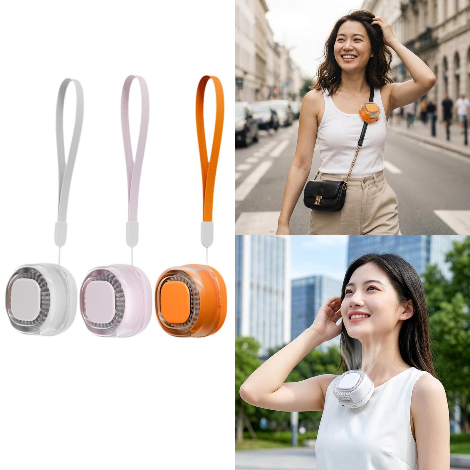 Outdoor Camping Fan - พัดลมพกพาแบบหนีบเอว ชาร์จไฟได้ พัดลมขนาดเล็กแบบคลิปหนีบ ใช้งานได้ทั่วไป สำหรับทำงานกลางแจ้ง ตั้งแคมป์