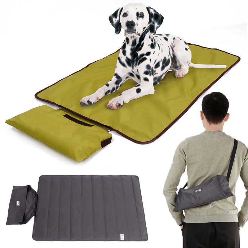 Outdoor Camping Mat Waterproof - แผ่นรองสัตว์เลี้ยงพับได้ขนาด 100x70 ซม. พร้อมกระเป๋าเก็บของ กันน้ำ กันฝุ่น