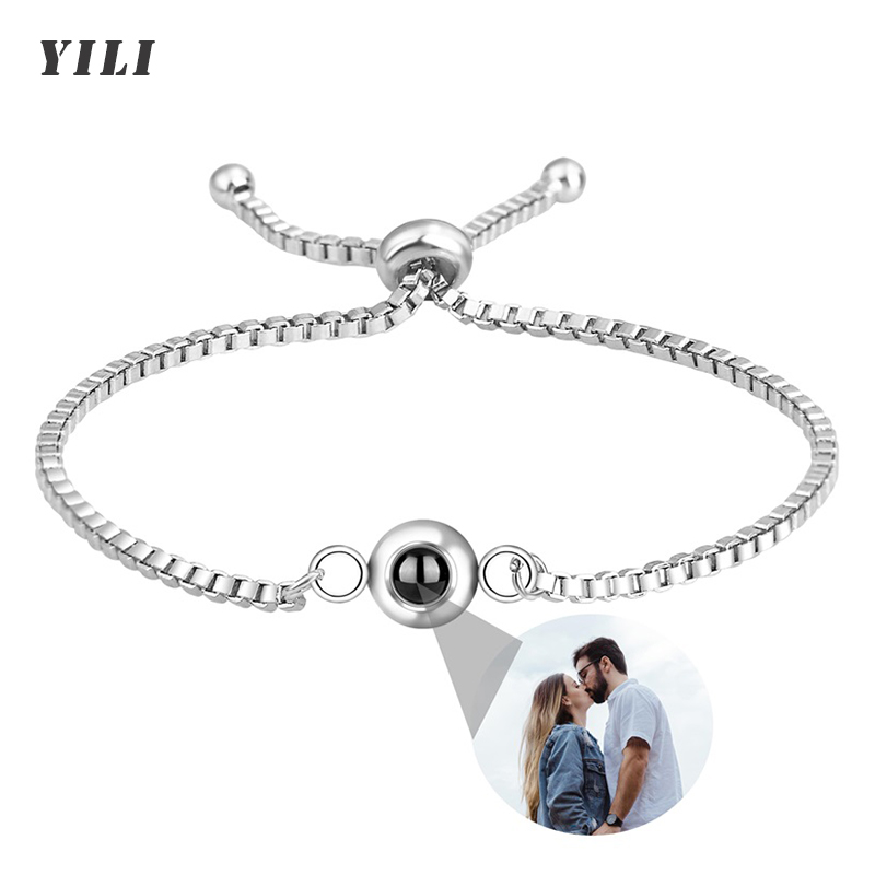 Paracord Bracelet - ภาพที่กําหนดเองสร้อยข้อมือส่วนบุคคลภาพฉายสร้อยข้อมือวงกลมภาพสร้อยข้อมือที่มีรูปภาพภายในสําหรับผู้หญิง/ผู้ชาย/คู่