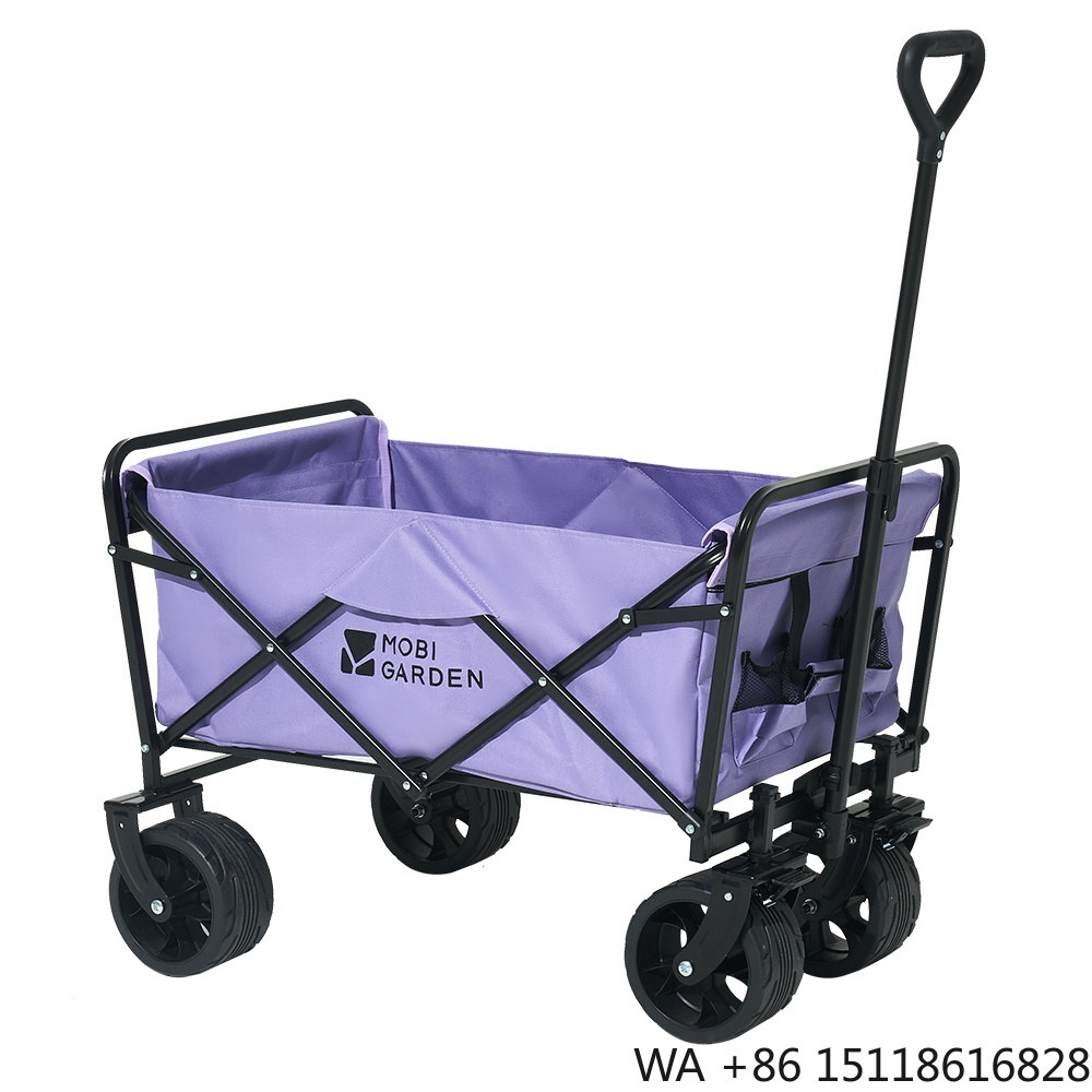 Outdoor Camping Set - รถเข็นพับได้สี่ล้อ Mobi Garden สำหรับใช้งานพิเศษกับรถแคมป์ปิ้งและรถเข็นแคมป์