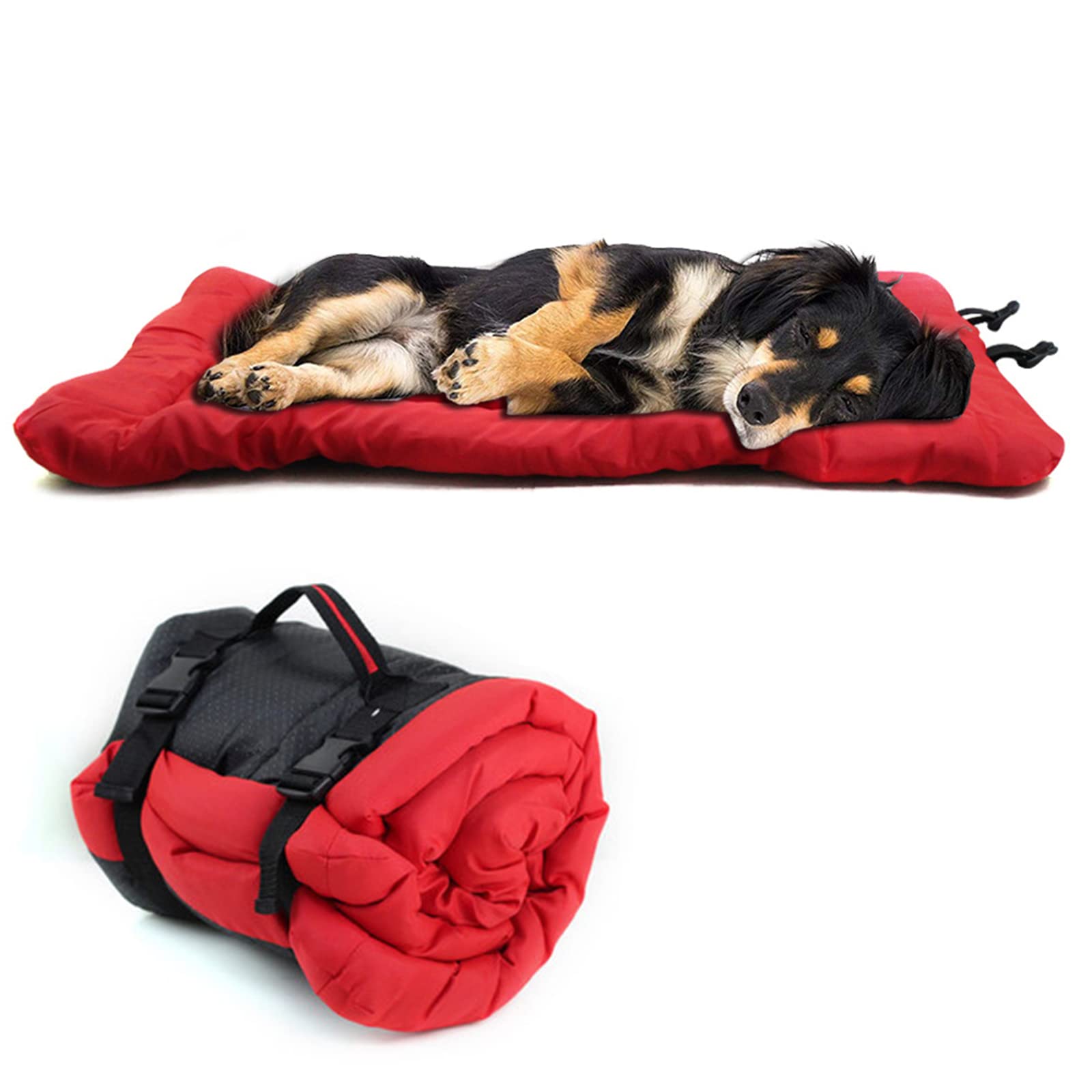 Outdoor Camping Dog Bed - ที่นอนสุนัขแบบพกพา กันน้ำ ที่นอนสุนัขแบบซักได้ ทนทาน แผ่นรองสัตว์เลี้ยง ที่นอนสุนัขสำหรับตั้งแคมป์