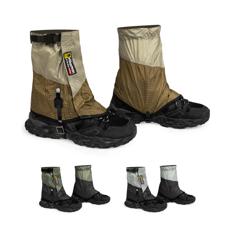 Outdoor Camping Set - ปลอกขาป้องกันน้ำหนักเบา 103 กรัม สำหรับกิจกรรมกลางแจ้ง ป้องกันหิมะและทราย ทำจากวัสดุ