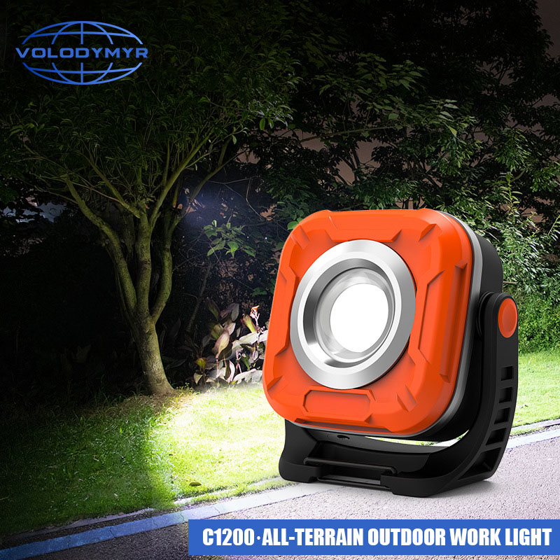 Outdoor Camping Car Tent - VOLODYMYR แคมป์ปิ้ง แคมป์ไฟ LED ชาร์จเต็นท์ซุปเปอร์ไบรท์แคมป์ปิ้งโคมไฟฉุกเฉินกลางแจ้งสำหรับตรวจสอบซ่อมรถยนต์