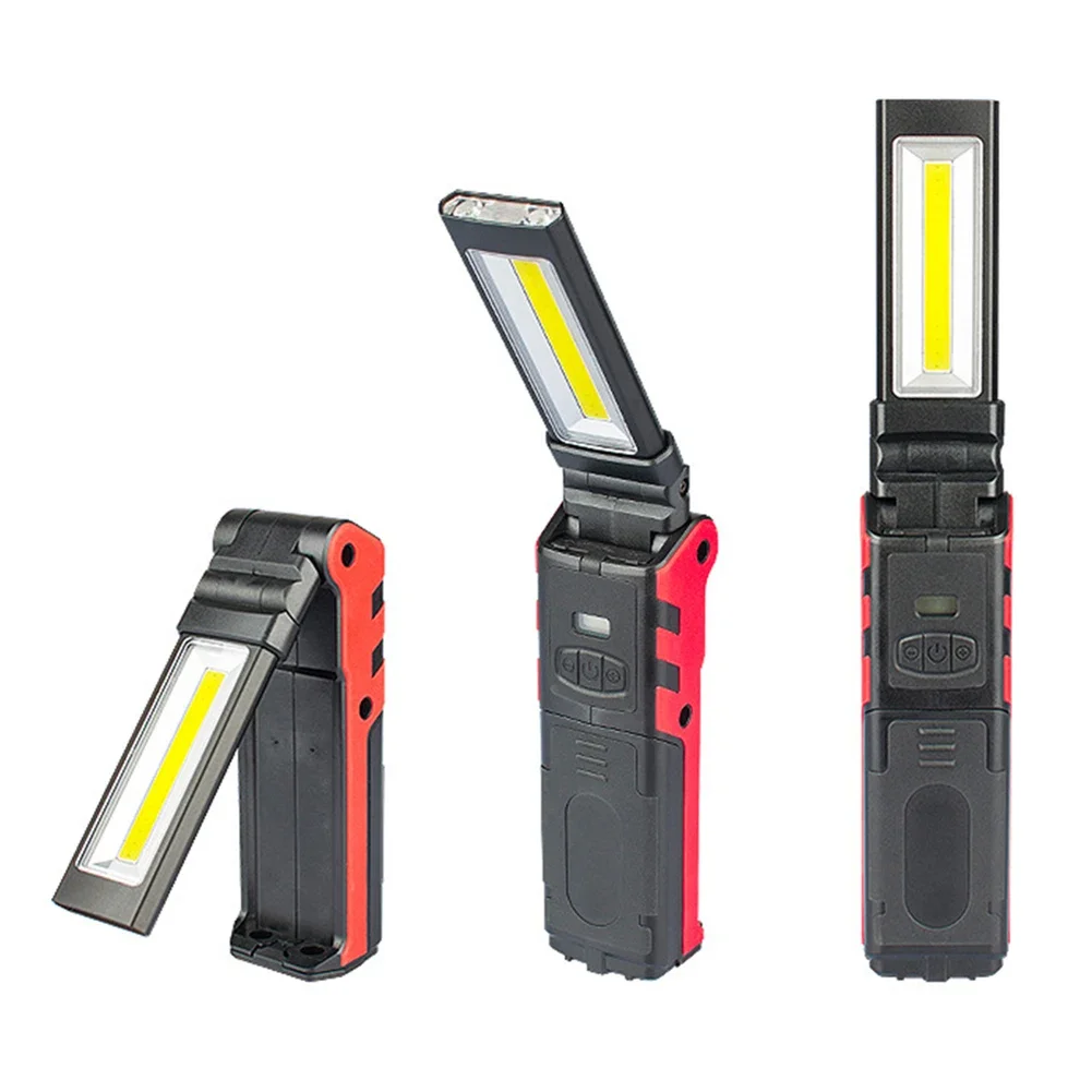 Outdoor Camping Adventure Lamp - ไฟฉาย LED แบบ COB ปรับความสว่างได้ ชาร์จผ่าน