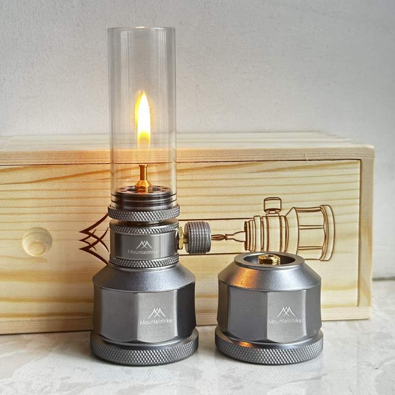 Outdoor Camping Heater For Tent - โคมไฟแก๊สตั้งแคมป์แบบพกพาขนาดเล็ก โคมไฟแก๊สแก้วแขวน ถังเปล่าขนาดเล็ก (ตัวเลือกเสริม)