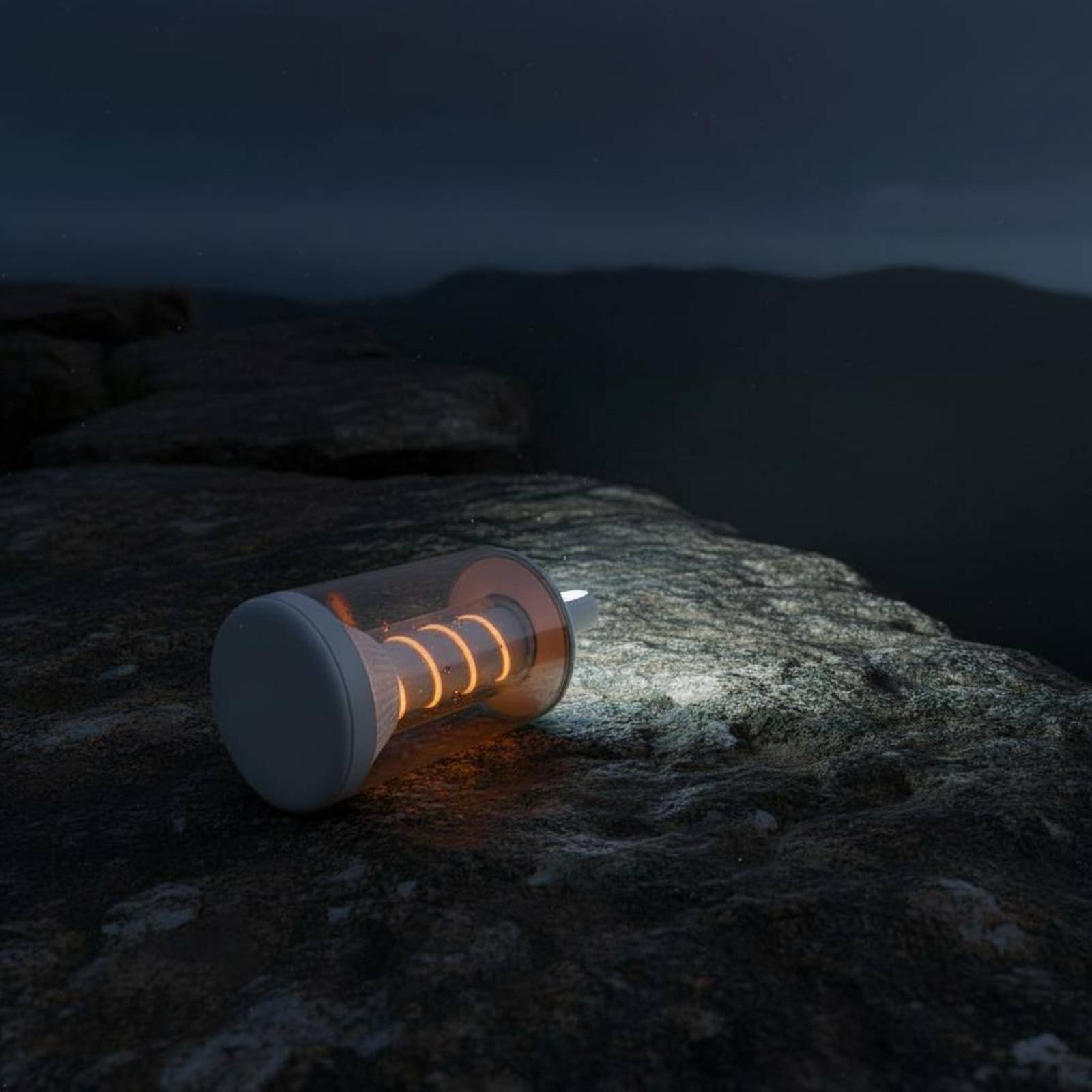 Camping Lantern - โคมไฟแขวนแบบใช้แบตเตอรี่ 360 ° โคมไฟพกพา แสงสว่างรอบข้าง แหล่งกำเนิดแสงแบบถอดได้
