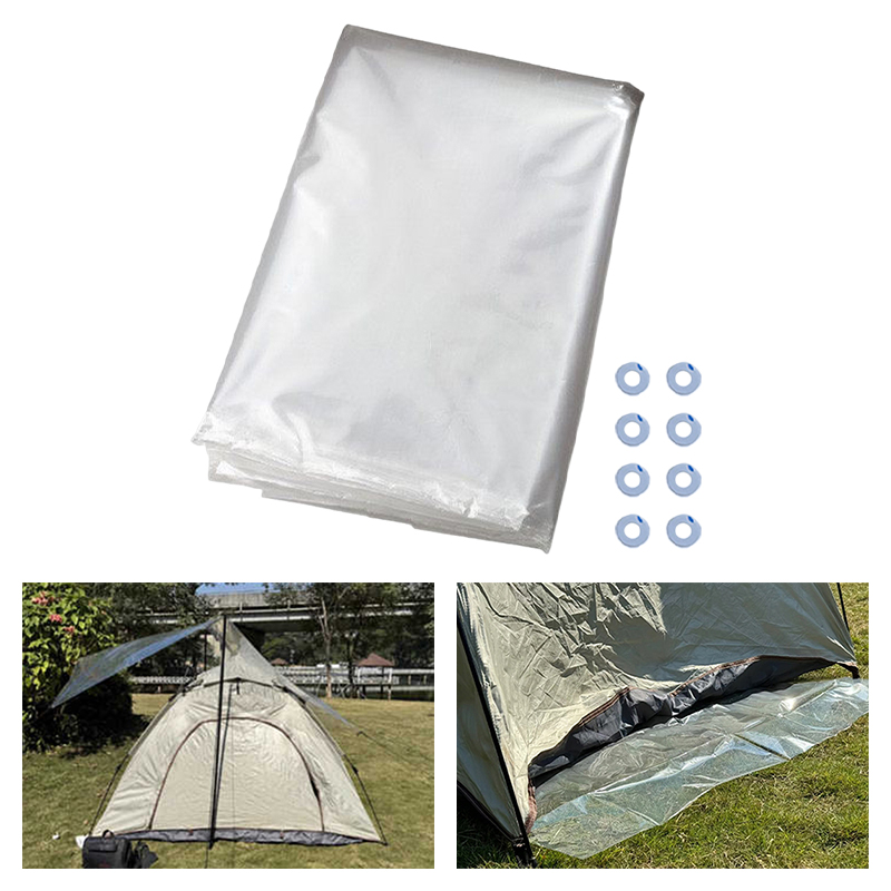 Outdoor Camping Mat Waterproof - แผ่นรองพื้นเต็นท์กันน้ำ Comincia 60-100G Ultralight Groundsheet สำหรับตั้งแคมป์