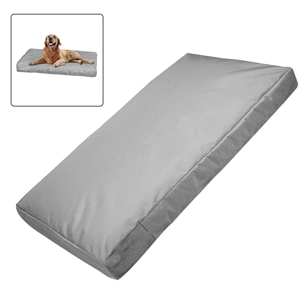 Outdoor Camping Dog Bed - ผ้าคลุมเตียงสัตว์เลี้ยงสำหรับตั้งแคมป์ ขนาด 102*69*10 ซม. ผ้าคลุมกันน้ำสำหรับเตียงสุนัขและแมว ผ้า