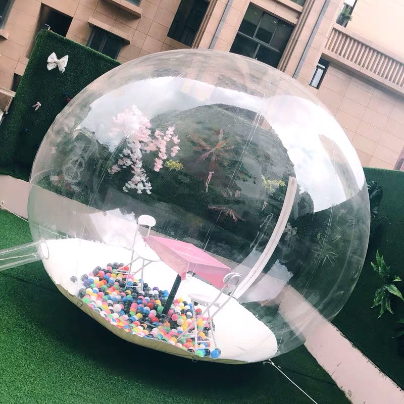 Outdoor Camping Exhibition - Inflatable Bubble Igloo เต็นท์โปร่งใส360 ° โดม
