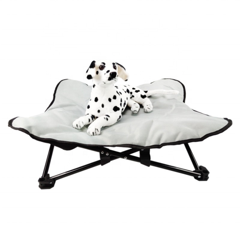 Outdoor Camping Dog Bed - เตียงสุนัขแบบยกสูง ระบายอากาศได้ดี ซักล้างได้ ใช้ได้ทั้งภายนอกและภายในอาคาร พกพาสะดวกสำหรับการเดินทาง ตั้งแคมป์