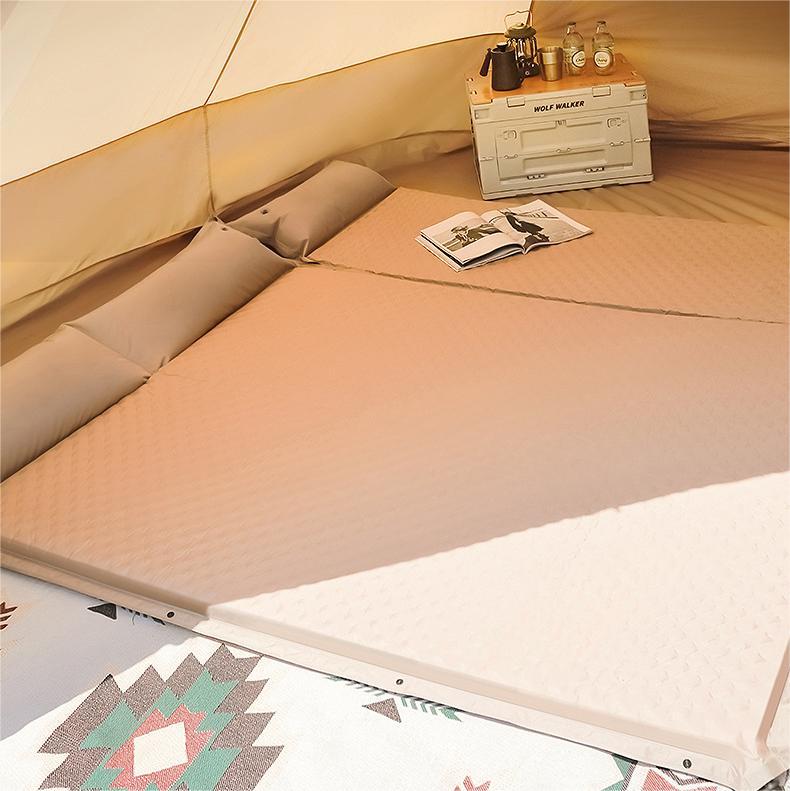 Inflatable Mattress - ที่นอนลมอัตโนมัติสำหรับหนึ่งคน ดีไซน์ตามหลักสรีรศาสตร์ พร้อมปั๊มในตัว ที่นอนลมพองลมเอง