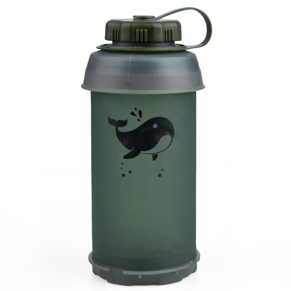 ขวดน้ำ TPU แบบพับได้ขนาด 750 ม - Outdoor Camping Kettle บทวิจารณ์และราคา
