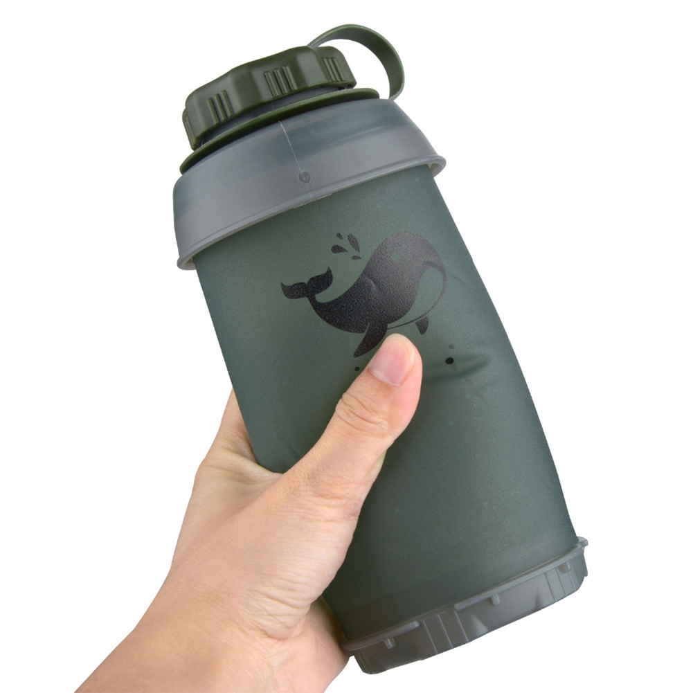 ขวดน้ำ TPU แบบพับได้ขนาด 750 ม - Outdoor Camping Kettle บทวิจารณ์และราคา