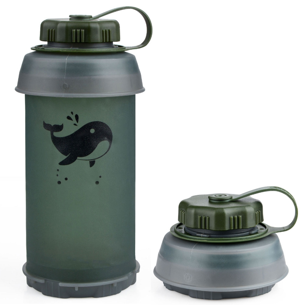 ขวดน้ำ TPU แบบพับได้ขนาด 750 ม - Outdoor Camping Kettle บทวิจารณ์และราคา
