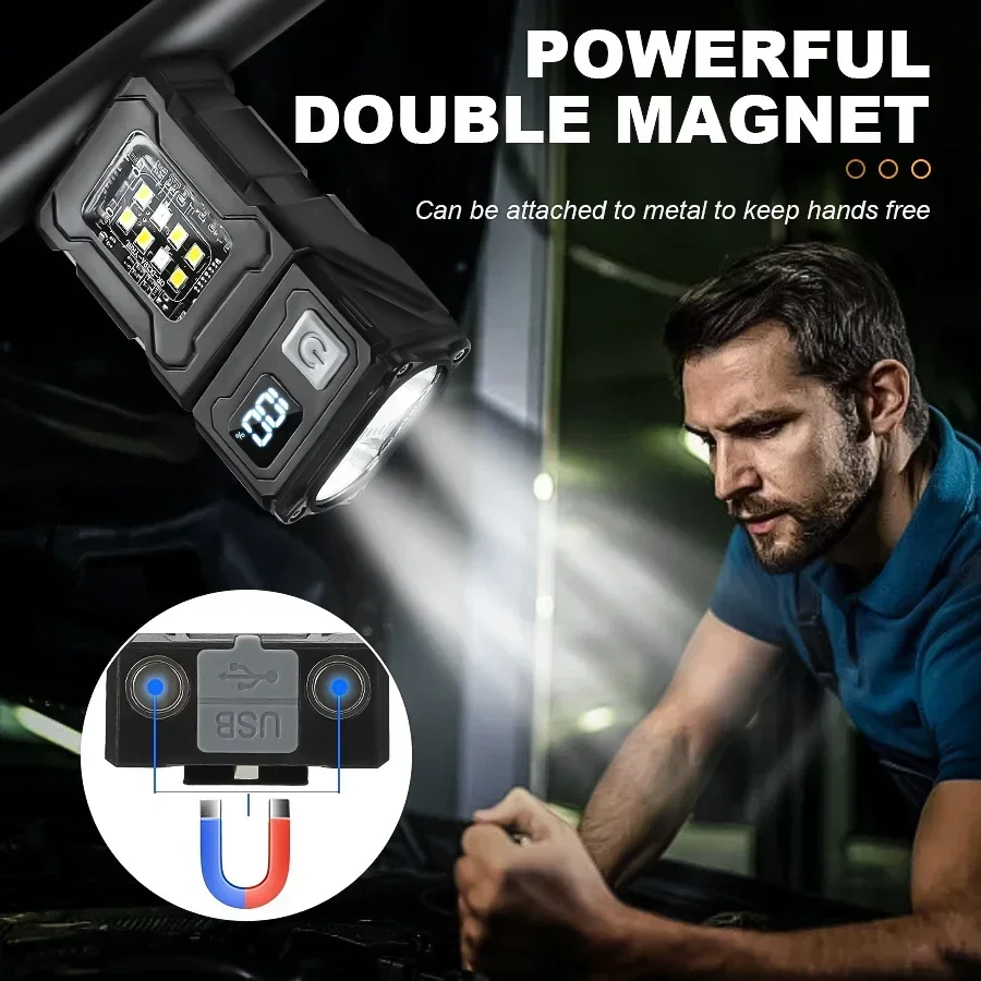ไฟฉาย LED แบบชาร์จไฟได้ผ่านพอร - Outdoor Camping Lighting บทวิจารณ์และราคา