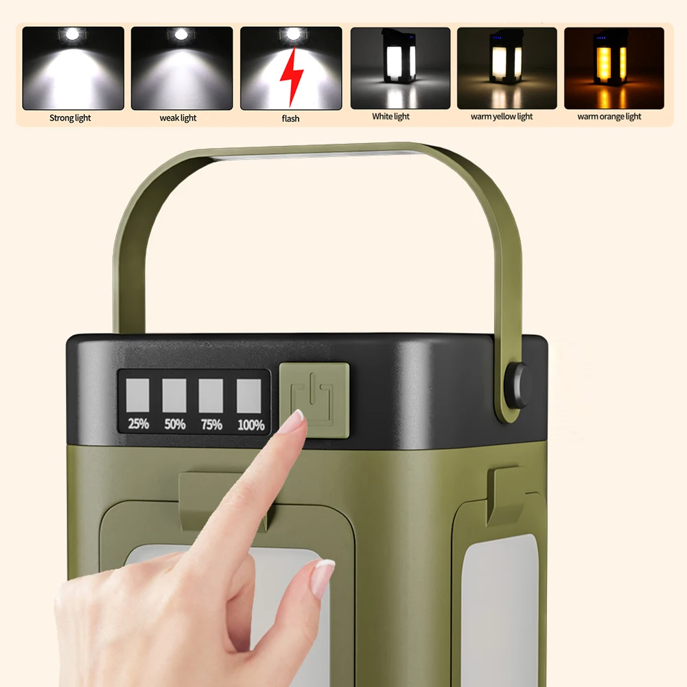 ไฟแคมป์ปิ้งพกพาพลังงานแสงอาทิต - Outdoor Camping Lighting บทวิจารณ์และราคา