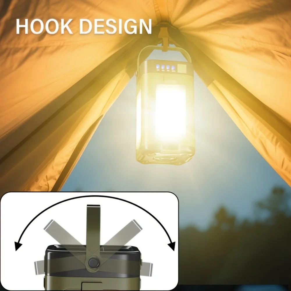 ไฟแคมป์ปิ้งพกพาพลังงานแสงอาทิต - Outdoor Camping Lighting บทวิจารณ์และราคา