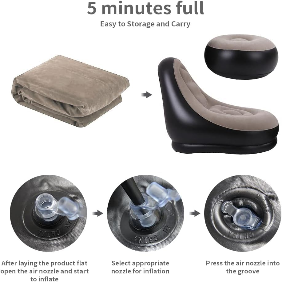 ชุดโซฟาเป่าลมแบบพับได้ 2 ชิ้น  - Inflatable Mattress บทวิจารณ์และราคา
