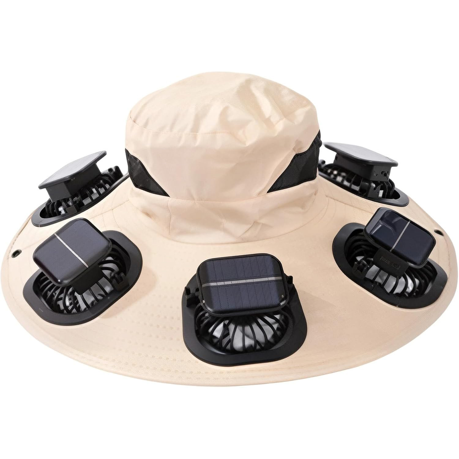 หมวกกันแดดพัดลม 6 ใบพัด รุ่น 2 - Outdoor Camping Fan บทวิจารณ์และราคา