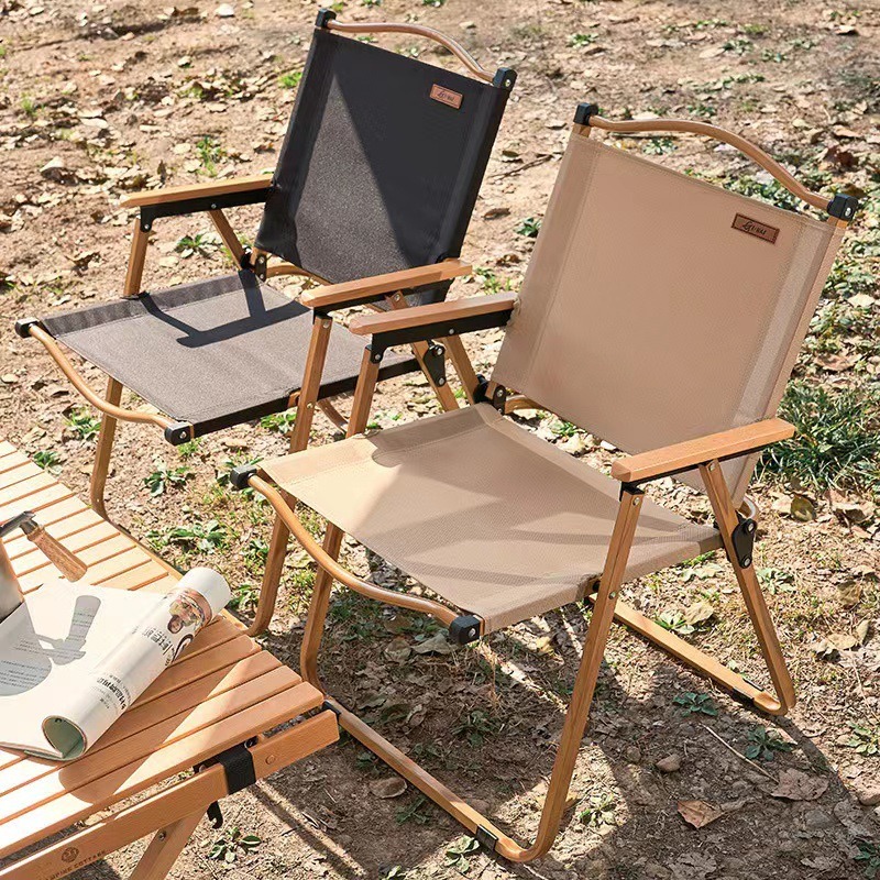 เก้าอี้พับได้แบบพกพา น้ำหนักเบ - Outdoor Camping High Chair บทวิจารณ์และราคา