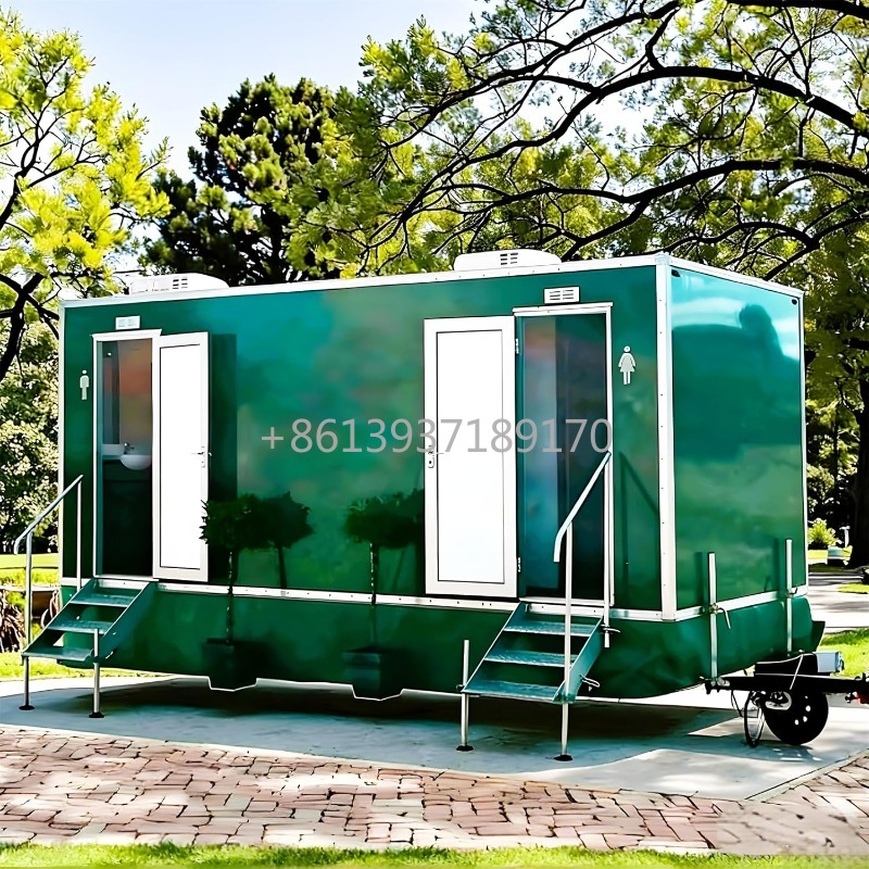 รถพ่วงห้องน้ำเคลื่อนที่พร้อมอ่ - Outdoor Camping Toilet บทวิจารณ์และราคา