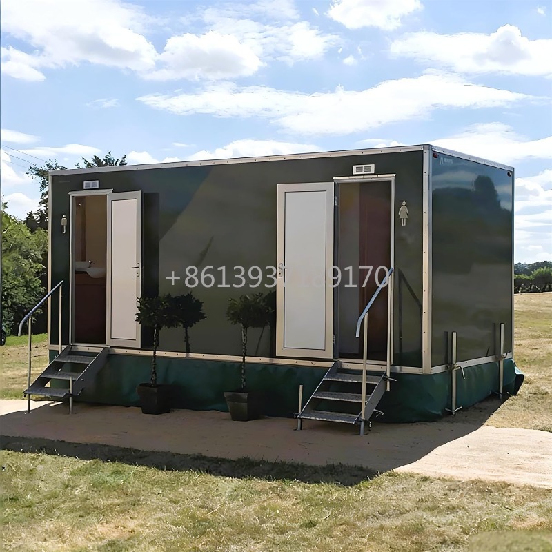 รถพ่วงห้องน้ำเคลื่อนที่พร้อมอ่ - Outdoor Camping Toilet บทวิจารณ์และราคา