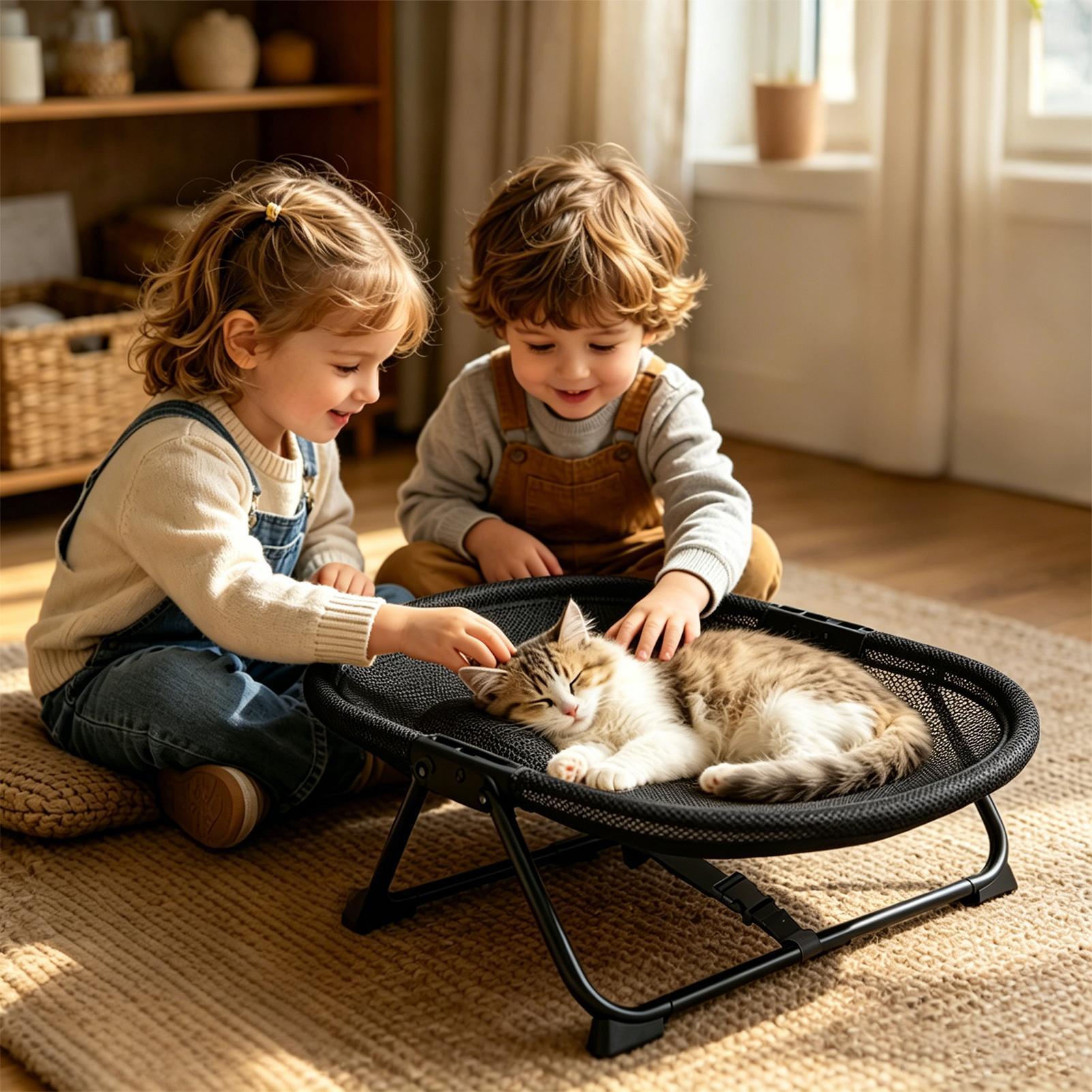 เตียงนอนสุนัขแบบพับได้ เปลนุ่ม - Outdoor Camping Dog Bed บทวิจารณ์และราคา