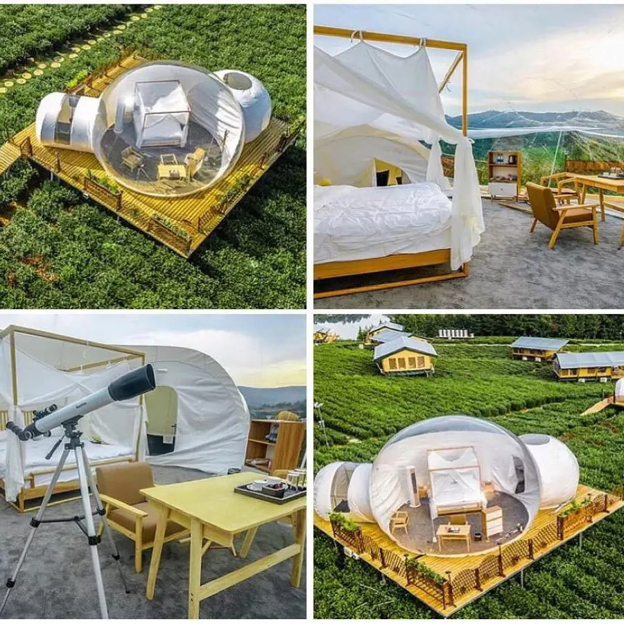 บ้านบอลใสทรงกลมกันน้ำสำหรับจัด - Outdoor Camping Exhibition บทวิจารณ์และราคา