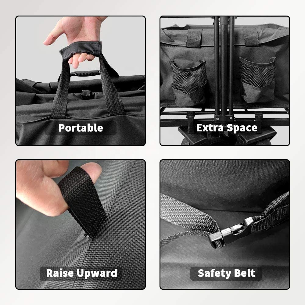 รถเข็นพับได้ขนาดใหญ่ ล้อใหญ่ ร - Outdoor Camping Set บทวิจารณ์และราคา