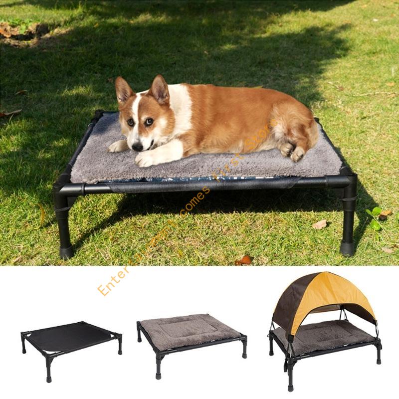 กลางแจ้งยกเตียงสุนัขที่ถอดออกไ - Outdoor Camping Dog Bed บทวิจารณ์และราคา