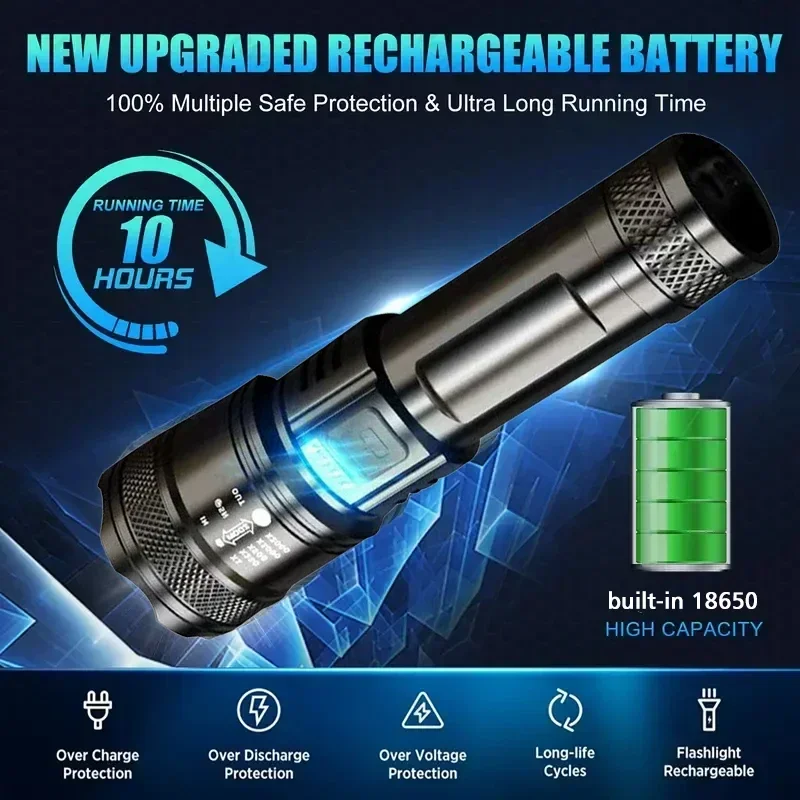 ไฟฉาย LED สว่างเป็นพิเศษ USB ช - Outdoor Camping Lighting บทวิจารณ์และราคา