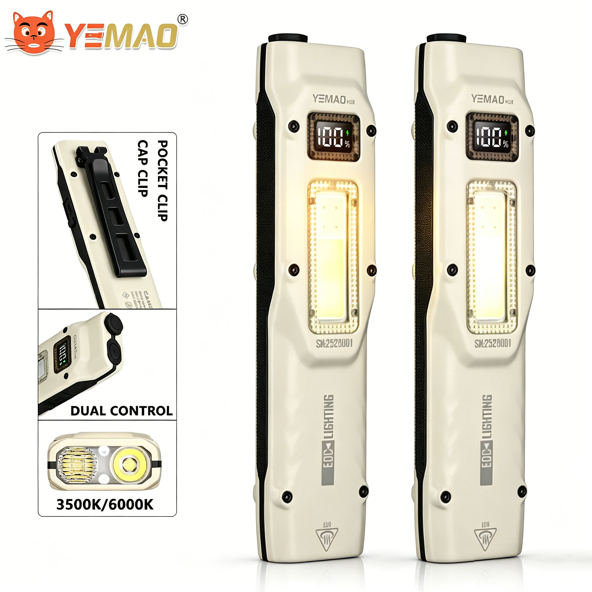 แบบพกพา 880LM YEMAO M28 Ultra- - Outdoor Camping Lighting บทวิจารณ์และราคา