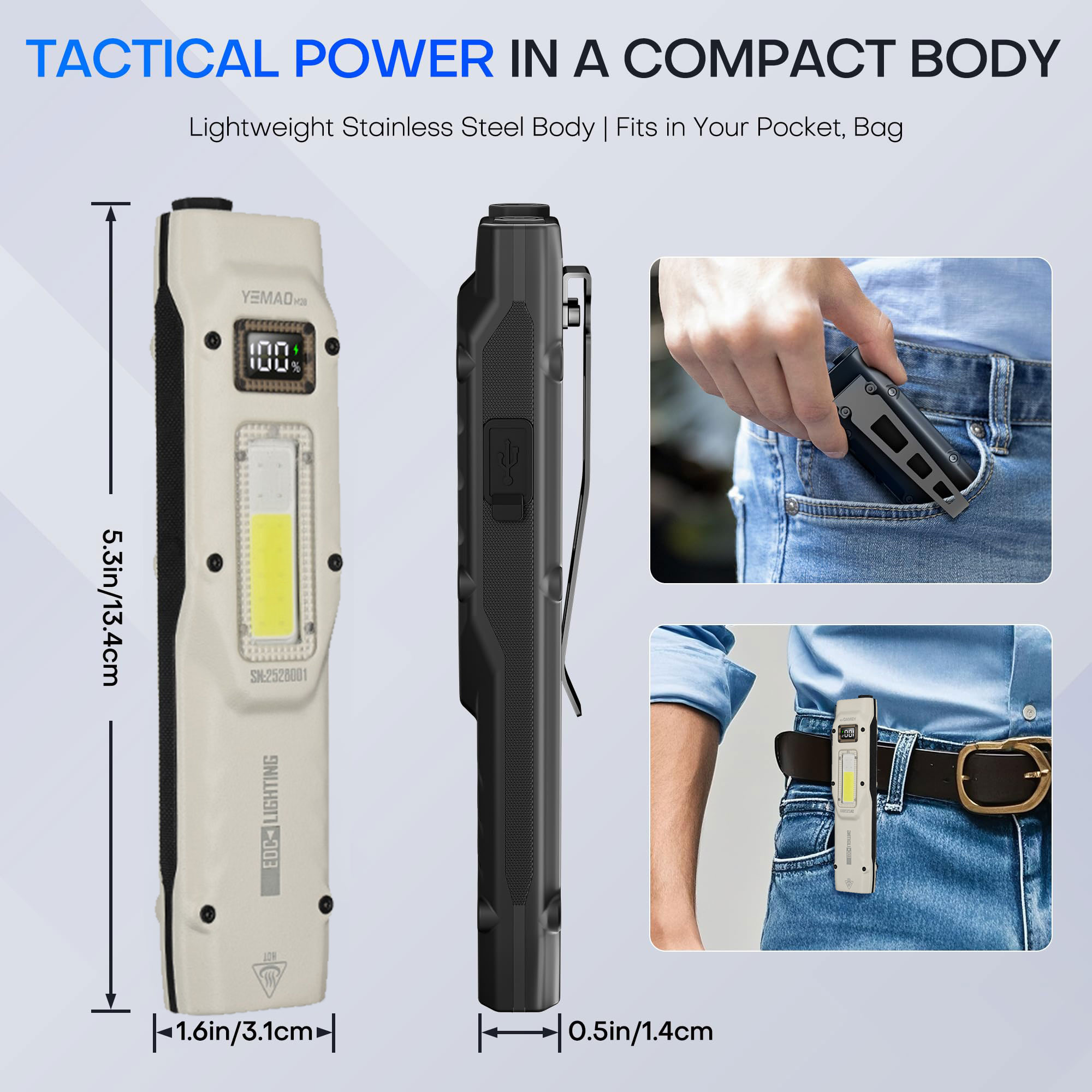 แบบพกพา 880LM YEMAO M28 Ultra- - Outdoor Camping Lighting บทวิจารณ์และราคา