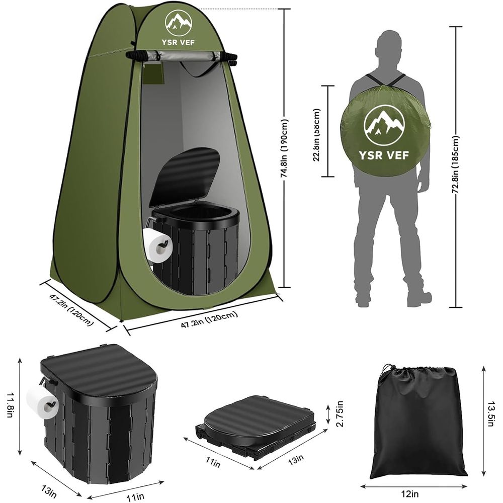 ชุดห้องน้ำพกพา, ห้องน้ำสำหรับต - Outdoor Camping Showers บทวิจารณ์และราคา