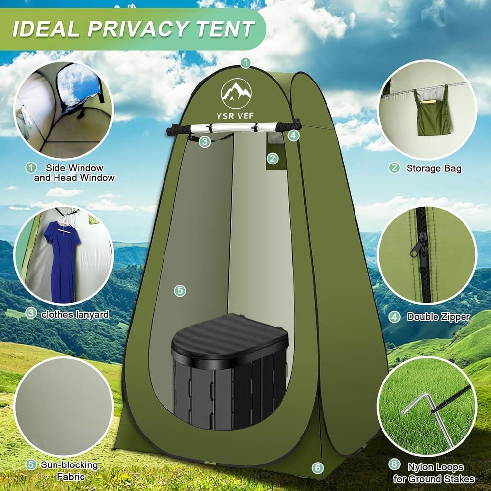 ชุดห้องน้ำพกพา, ห้องน้ำสำหรับต - Outdoor Camping Showers บทวิจารณ์และราคา