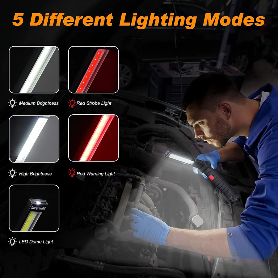 ไฟฉาย LED แบบพกพาพร้อมตะขอแม่เ - Outdoor Camping Adventure Lamp บทวิจารณ์และราคา