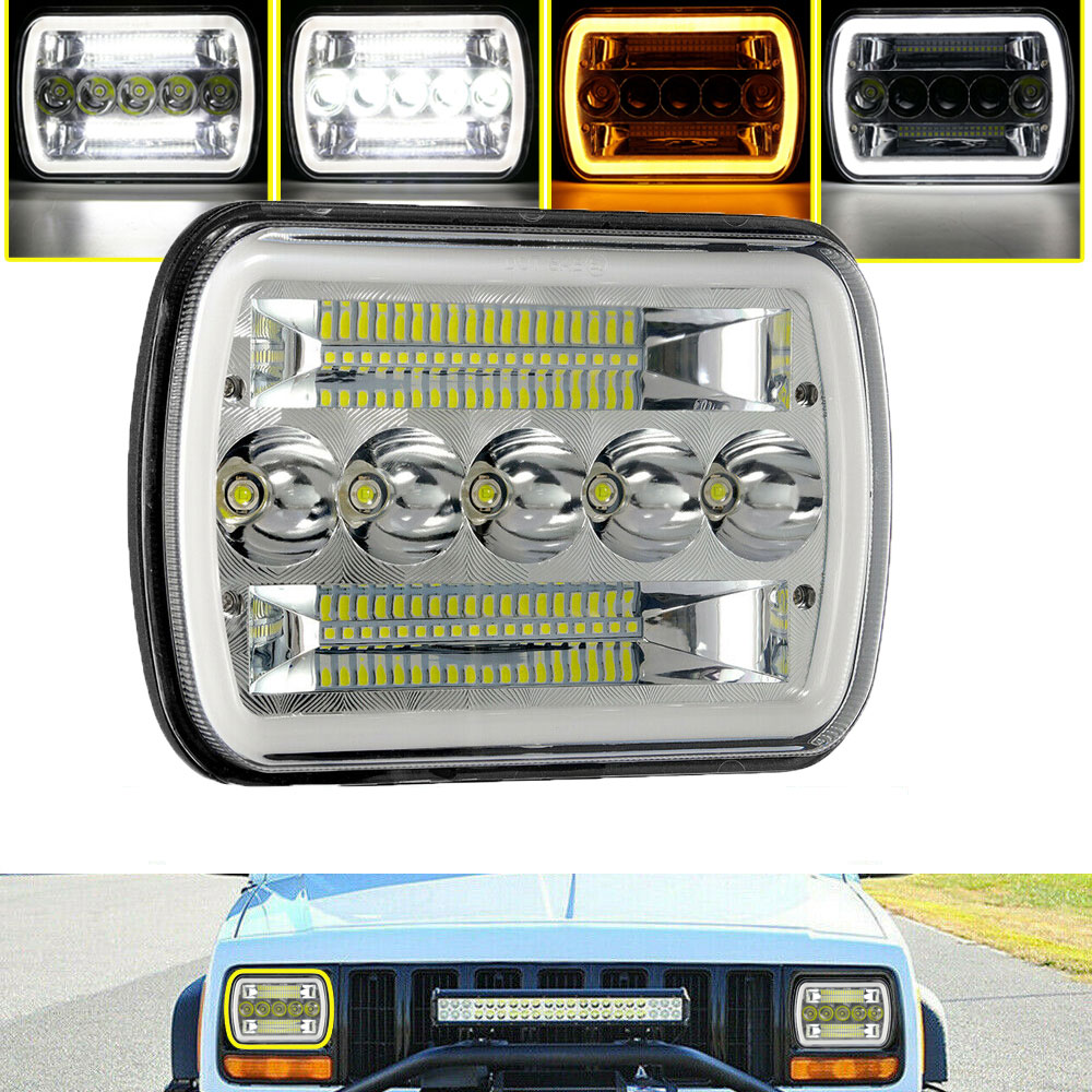 ไฟหน้ารถยนต์ LED ทรงสี่เหลี่ยม - Outdoor Camping Jeep บทวิจารณ์และราคา
