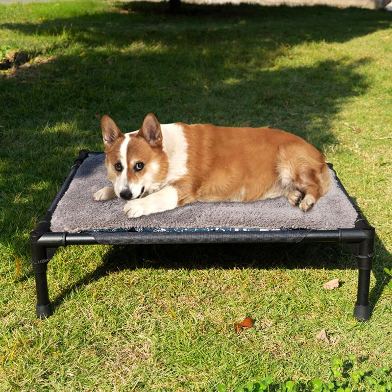 กลางแจ้งสูงเตียงสุนัขพับยกเปลส - Outdoor Camping Dog Bed บทวิจารณ์และราคา