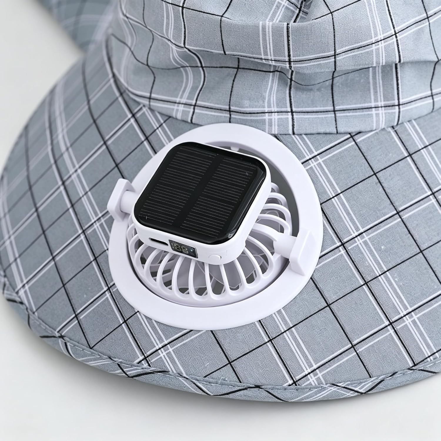 หมวกพัดลมพลังงานแสงอาทิตย์ 1 ช - Outdoor Camping Fan บทวิจารณ์และราคา