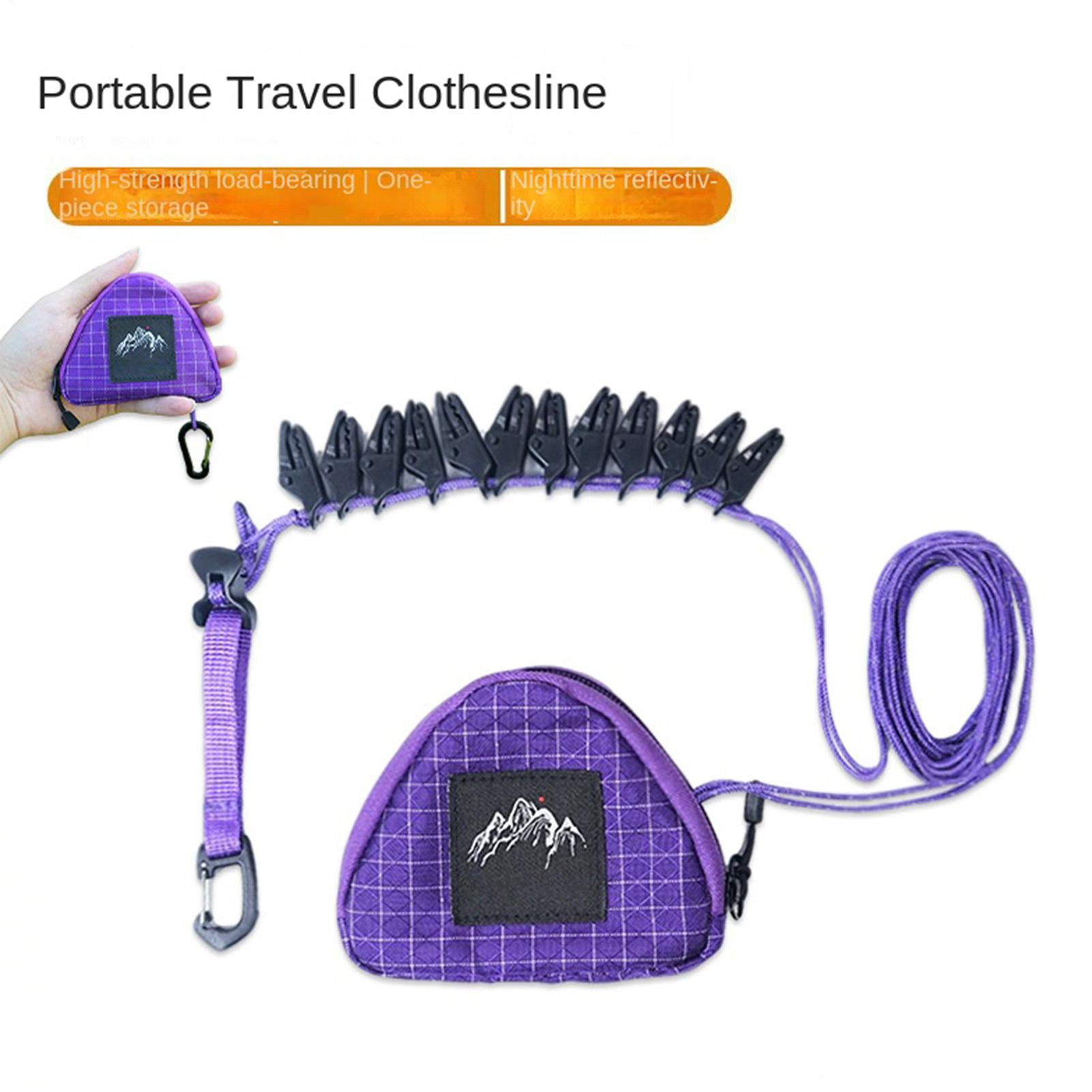 ราวตากผ้ากลางแจ้งแบบทนทานพร้อม - Camping Outdoor Clothing บทวิจารณ์และราคา