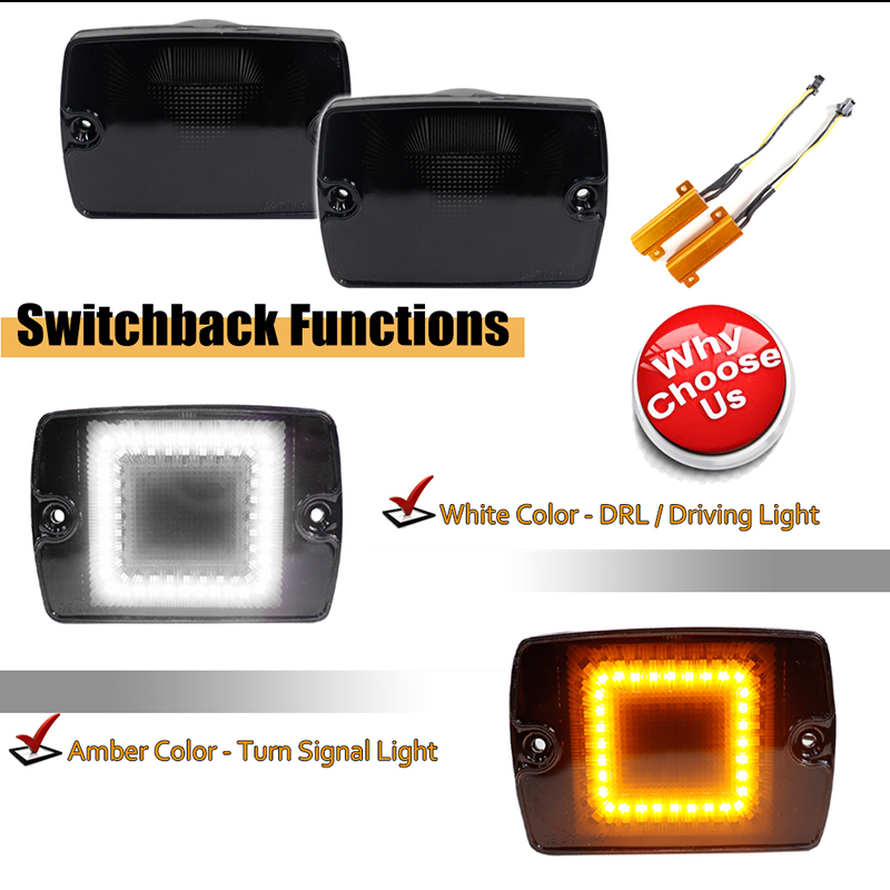 ไฟเลี้ยวข้าง iJDM และไฟ DRL กั - Outdoor Camping Jeep บทวิจารณ์และราคา