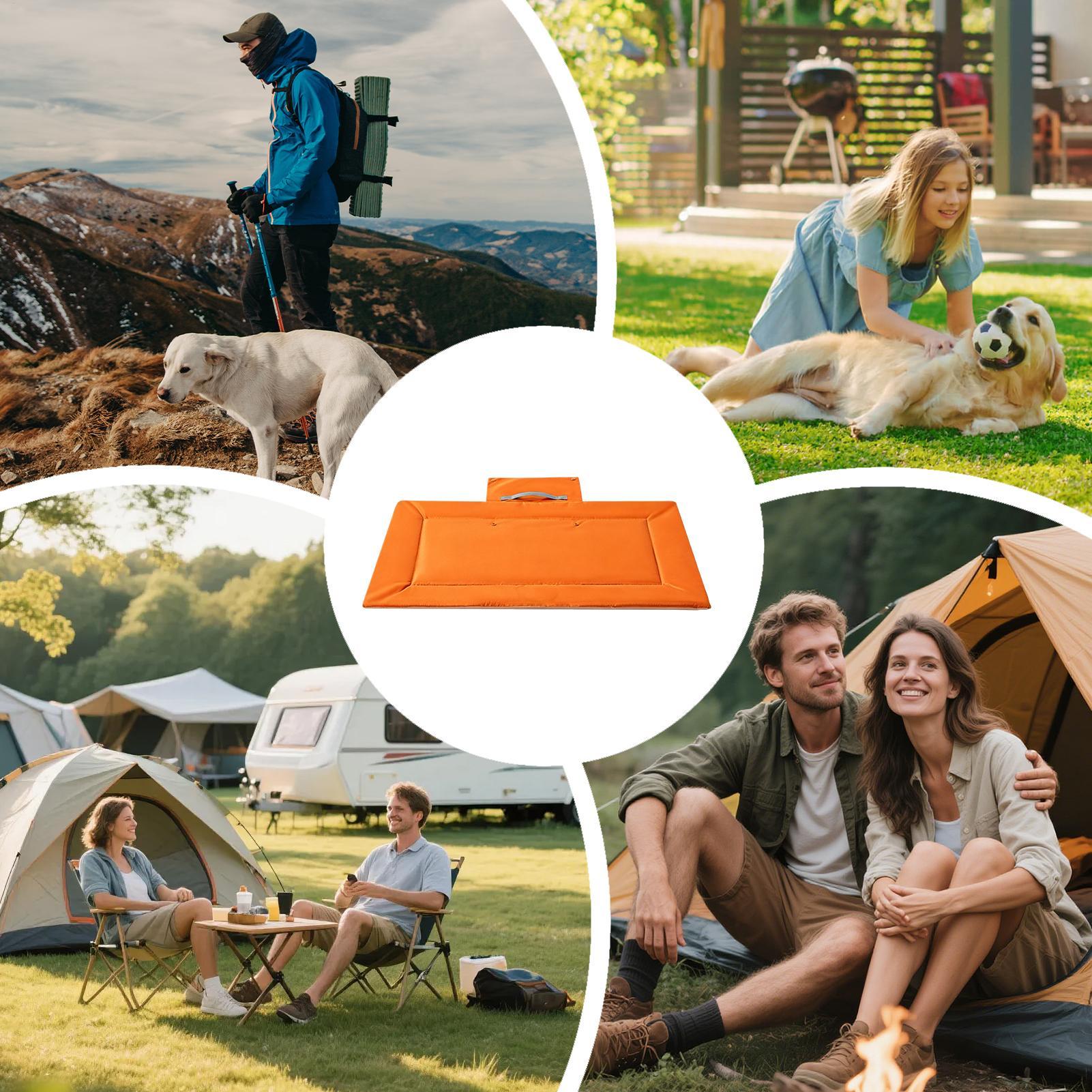 ที่นอนสุนัขแบบพับได้ ซักล้างได - Outdoor Camping Dog Bed บทวิจารณ์และราคา
