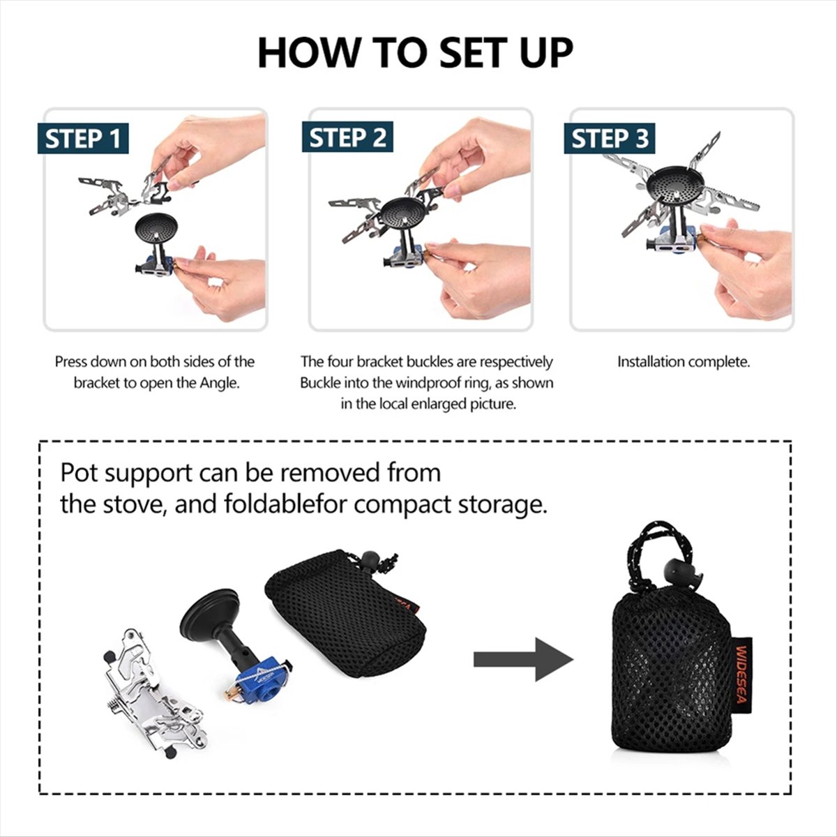 เตาแก๊สปิกนิกกลางแจ้ง ABJV 330 - Outdoor Camping Heater For Tent บทวิจารณ์และราคา