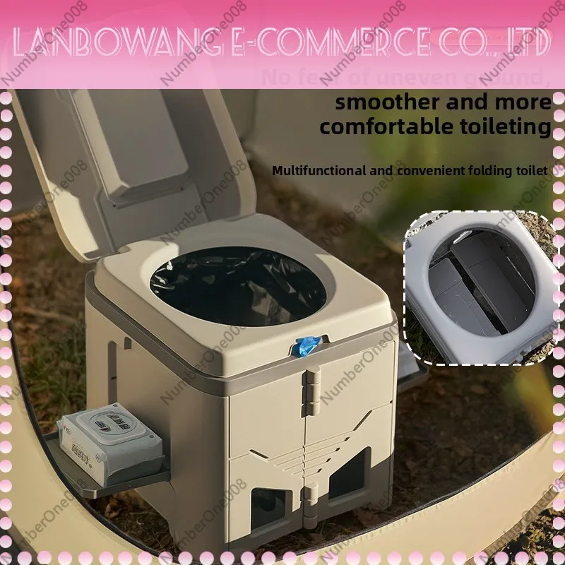 ห้องน้ำพับได้แบบพกพา ป้องกันกล - Outdoor Camping Toilet บทวิจารณ์และราคา