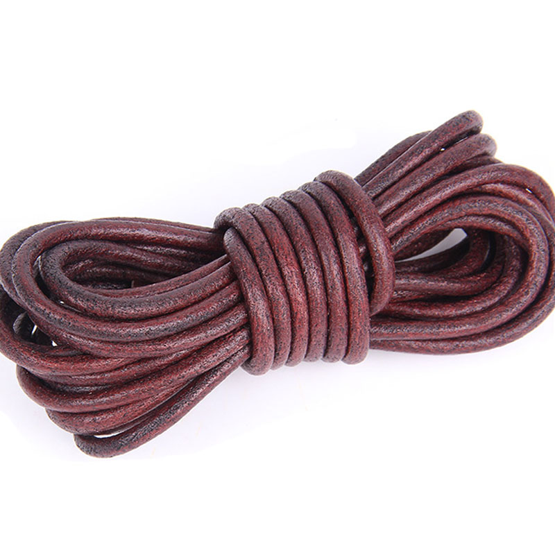 2 เมตร 1-20 มม.Retro หนังแบนรอ - Paracord Bracelet บทวิจารณ์และราคา