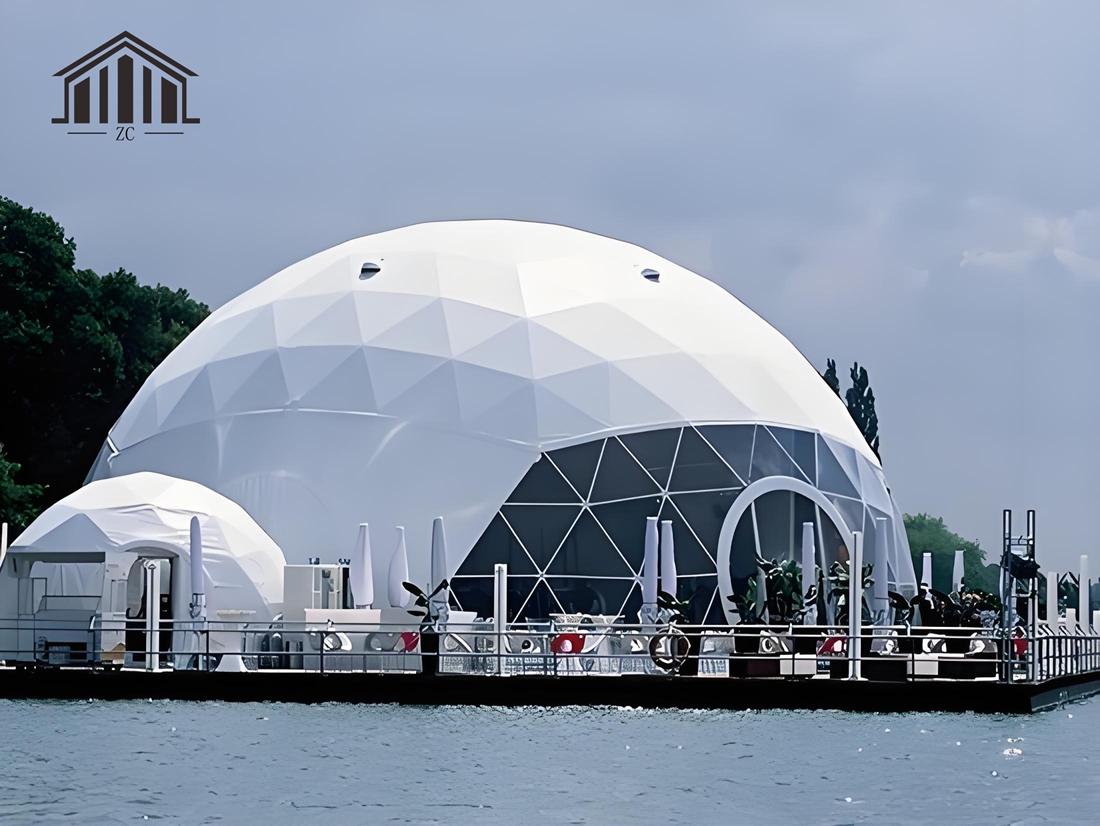 เต็นท์ทรงกลมขนาดใหญ่สำหรับตั้ง - Outdoor Camping Exhibition บทวิจารณ์และราคา